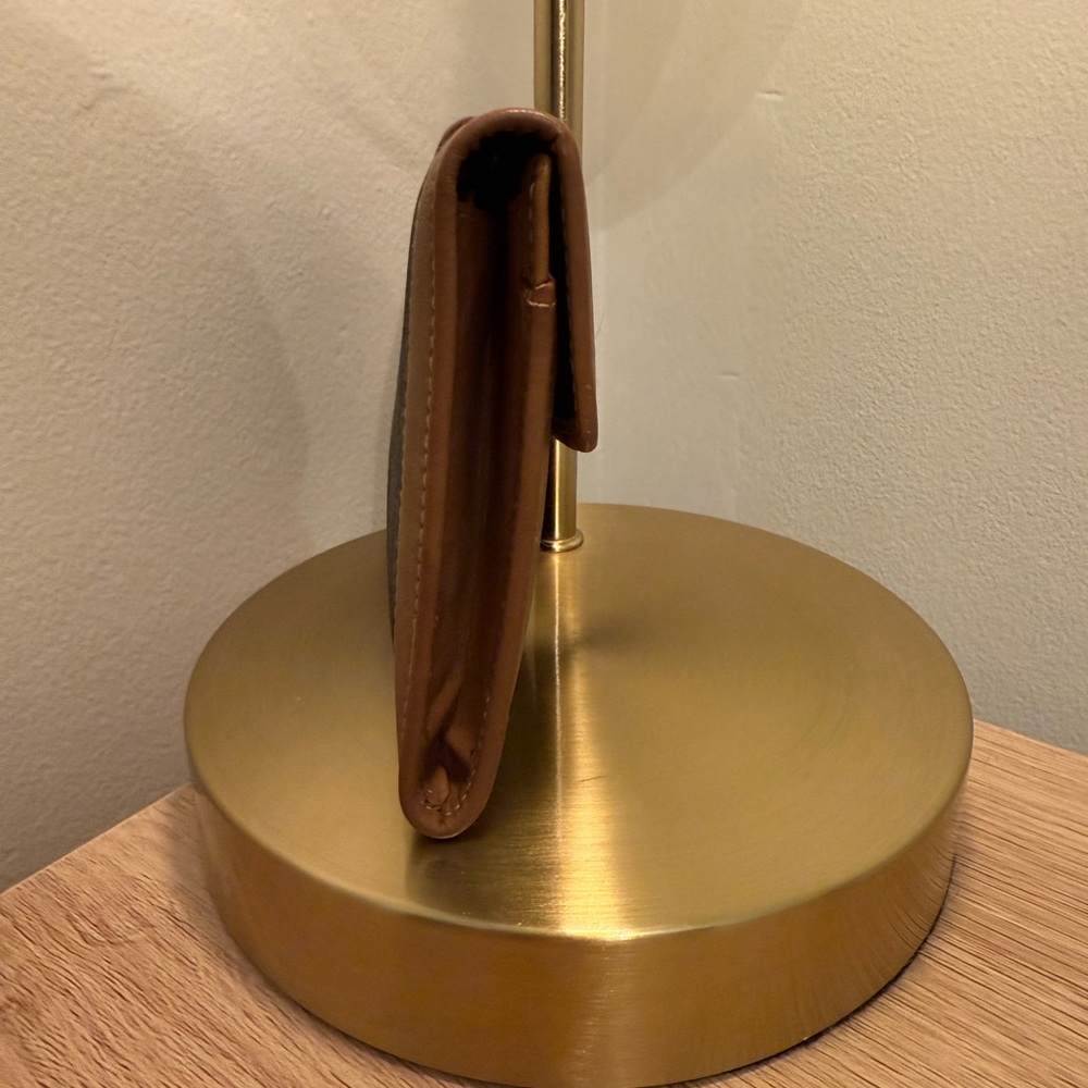 🤎🖤RARE🖤🤎 Dior Black x Brown Monogram Trotter Honeycomb Flap Wallet - Picture 3 of 13